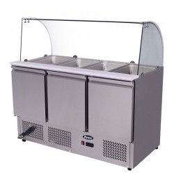 Stół chłodniczy sałatkowy 3-drzwiowy  ESL3814