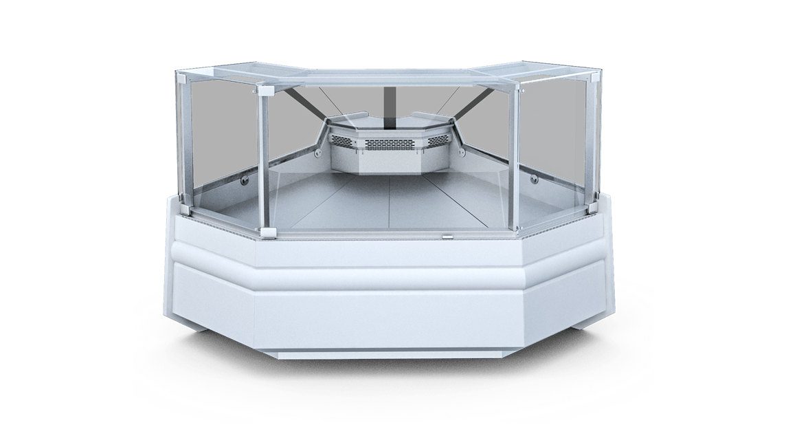 Witryna narożna zewn  SAMOS NZ90