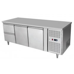 Stół chłodniczy z szafkami i szufladami EPF