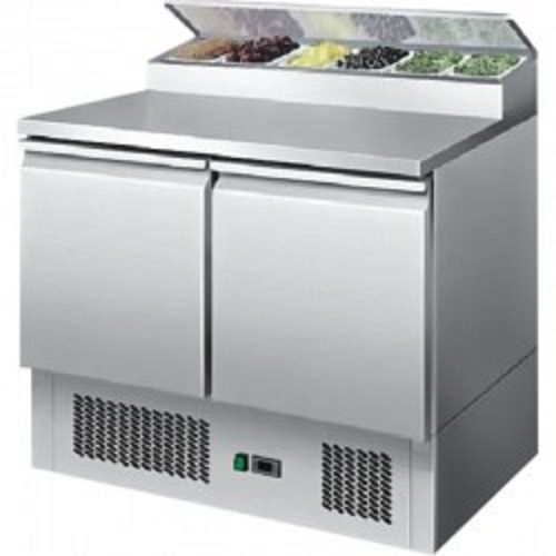 Stół chłodniczy 2-drzwiowy z nadstawką ESL3832