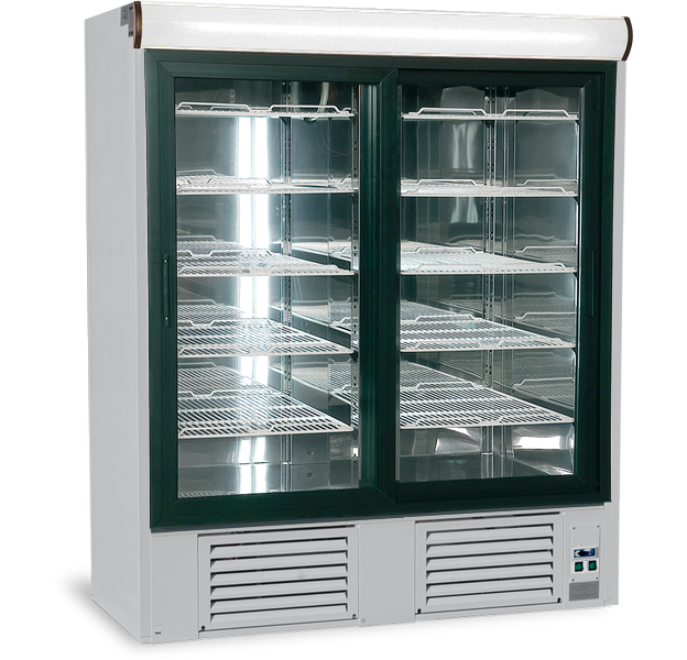 Szafa chłodnicza przeszklona  1400 L    OLA 2