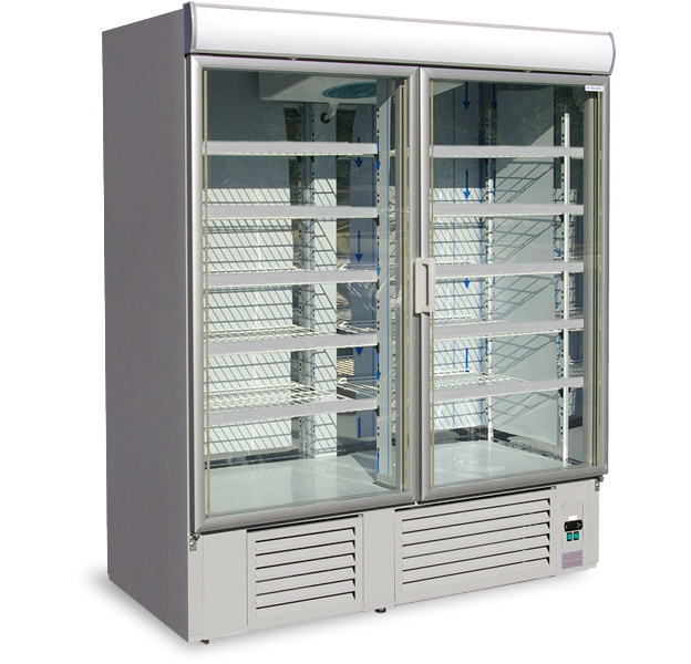 Szafa mroźnicza przeszklona OLA 2 M   1400 L