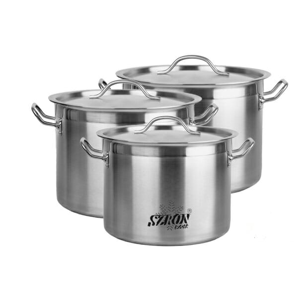 Wysoki Garnek nierdzewny z pokrywką - poj. 35,5 l (śr. 36 cm)