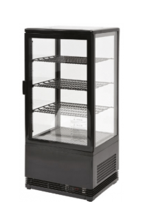 Czarna Witryna chłodnicza 98L   RT-98/B