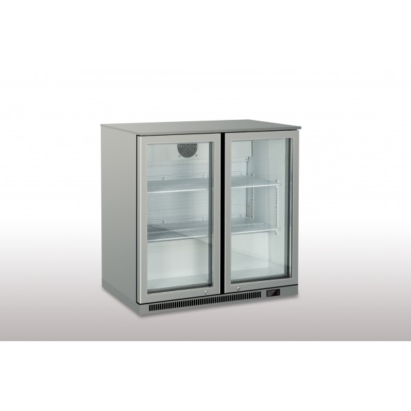 Barowa szafa 2-Drzwiowa NIerdzewna POJ. 220L DBQ220SO