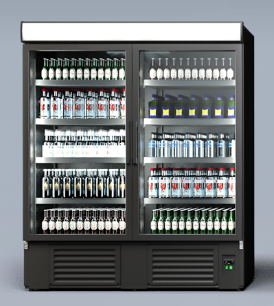 OLA 2  NAPOJOWA SZAFA CHŁODNICZA  CZARNA  1400 L