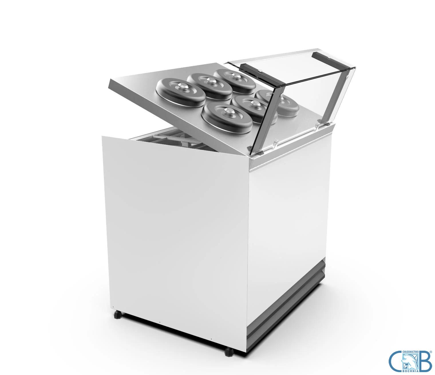 Dystrybutor do lodów Apollo 8 kuwet + 8  1305x800x1250