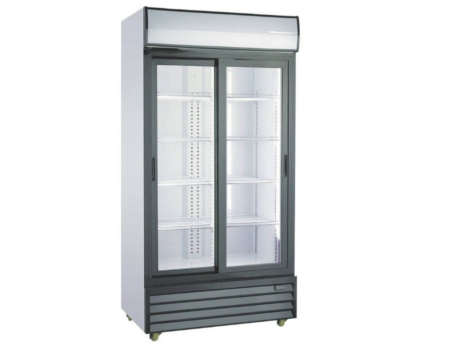 Szafa chłodnicza przeszklona RQ801SL 800l drzwi przesuwne