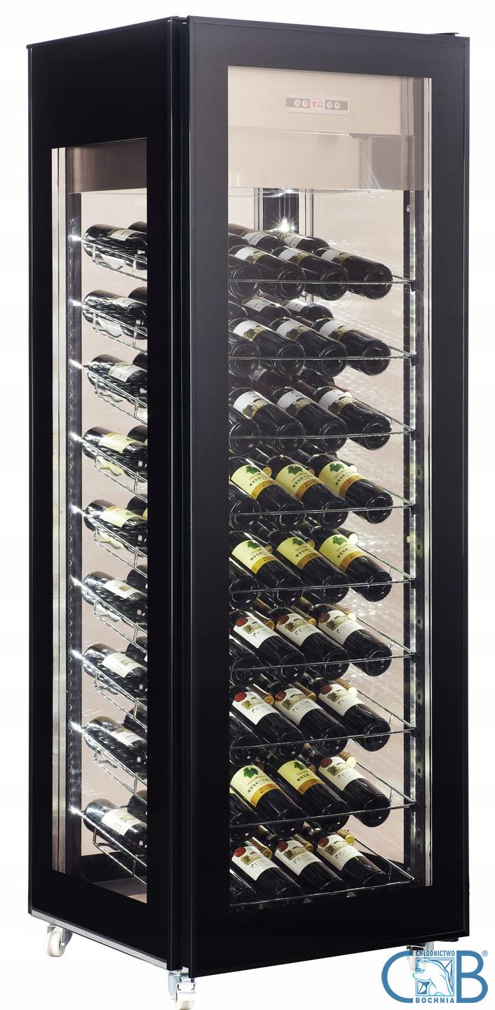 Witryna chłodnicza na wino winiarka 400L / 81 butelek  RT-400L-2 WINO
