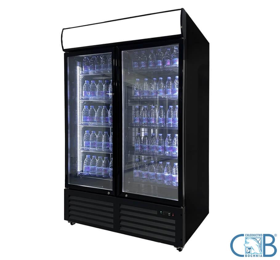 Witryna chłodnicza przeszklona 1400L  RB-1330HS   przesuwane drzwi