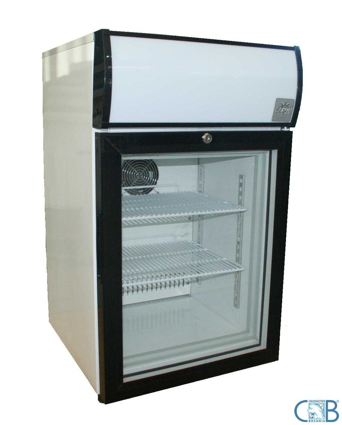 Witryna chłodnicza przeszklona 50L Szron LG 50