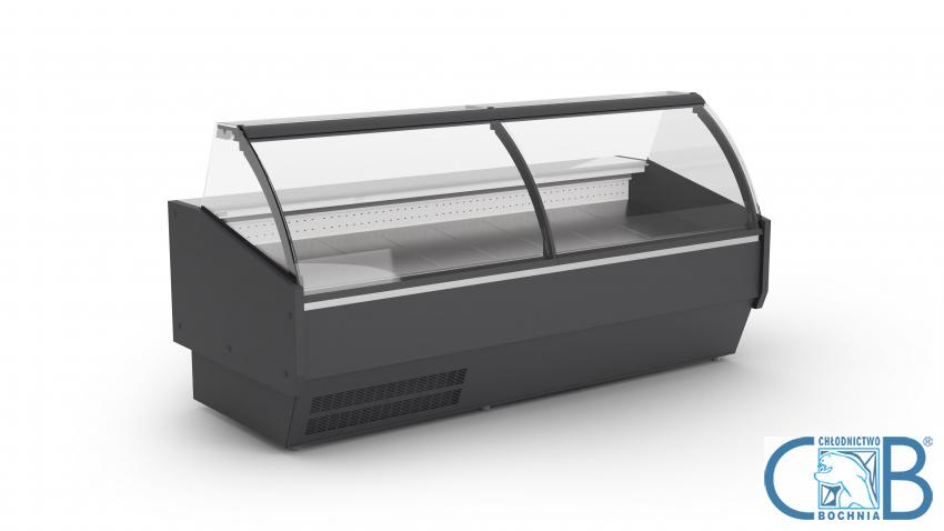 Witryna chłodnicza FIONA LIFT   133 cm - szyba przednia gięta podnoszona na siłownikach