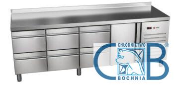 Stół chłodniczy 1-drzwiowy z szufladami Essenzial Line Asber ETP-6-250-16 HC SB40