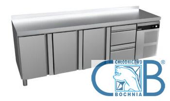 Stół chłodniczy 3-drzwiowy z szufladami GN 1/1 Asber GGTP-7-225-32 SB40