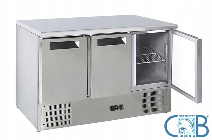 Stół chłodniczy 3-drzwiowy 368L   S903 SS TOP