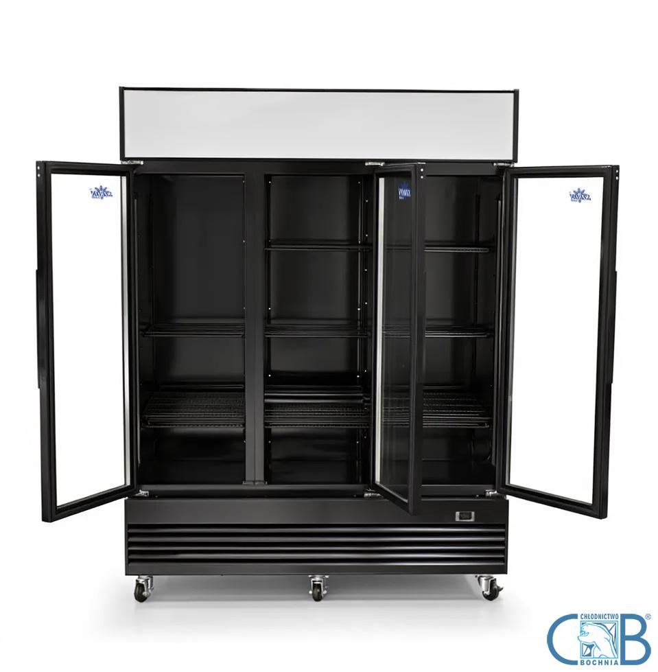 Witryna chłodnicza przeszklona 1300L    LG 1300F BLACK