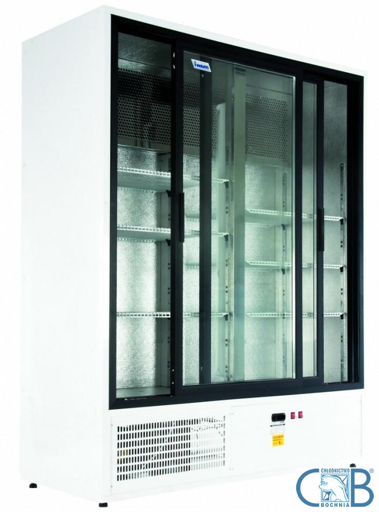 Szafa chłodnicza Mawi Bochnia  CC 1200 SGD (SCH 800R)- drzwi przeszklone przesuwne 120 cm x 65 cm x 199 cm(H)