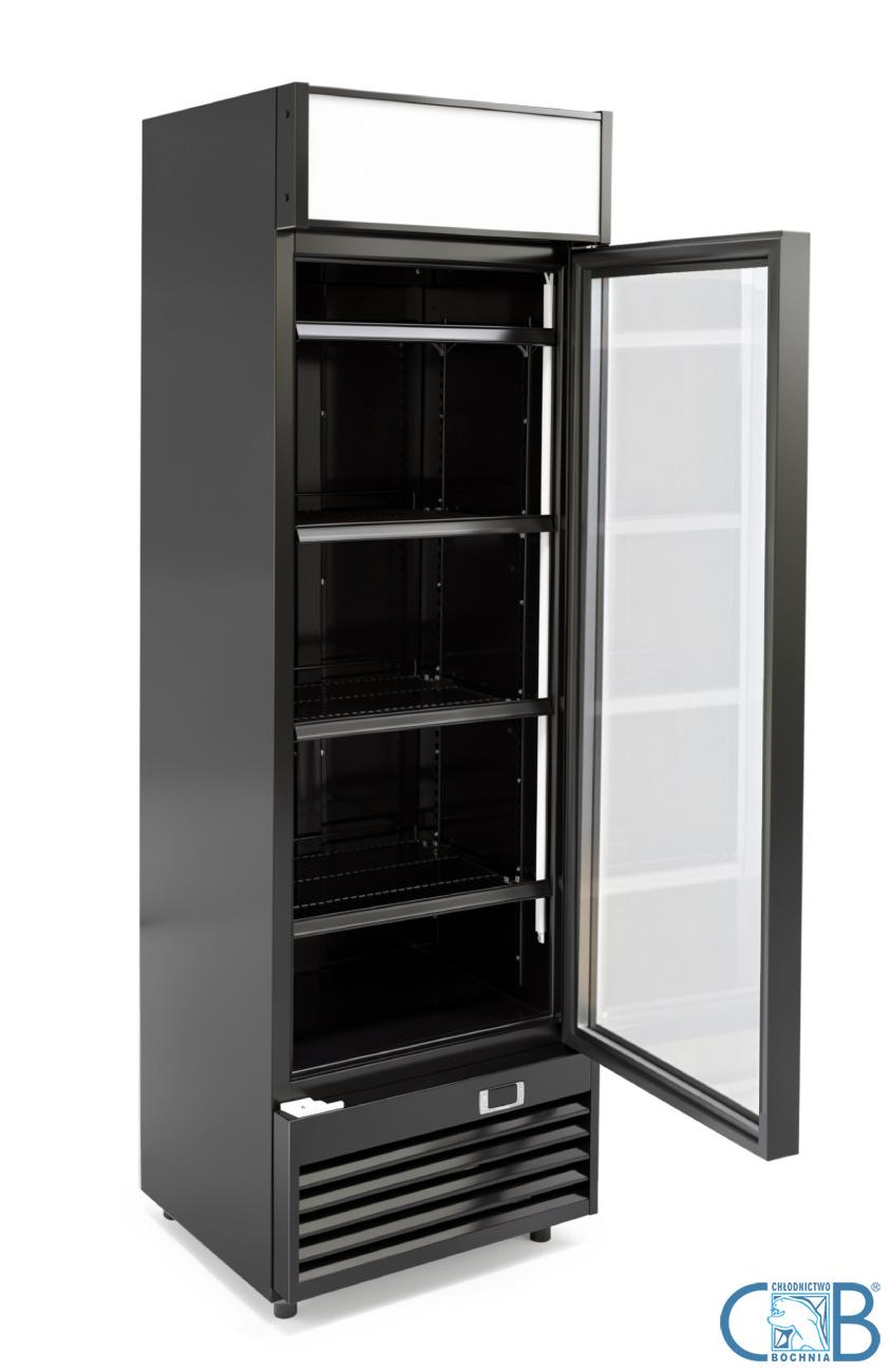 Energooszczędna Czarna Witryna chłodnicza przeszklona   LG 268F  BLACK