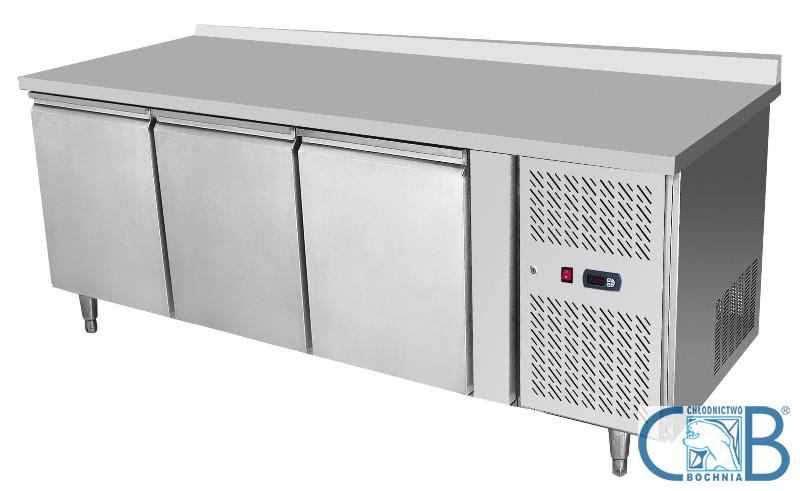 Stół mroźniczy 3-drzwiowy z rantem  EPF3472R  180 cm
