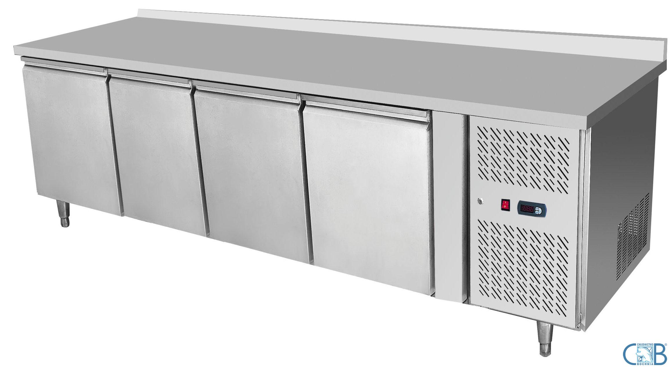 Stół chłodniczy 4-drzwiowy z rantem  EPF3442R    223 cm