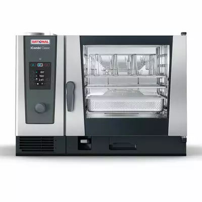 Piec konwekcyjno-parowy gazowy (G20) Rational iCombi Pro 6-2/1 GH + podstawa GRATIS   CC1GRRA.0000888